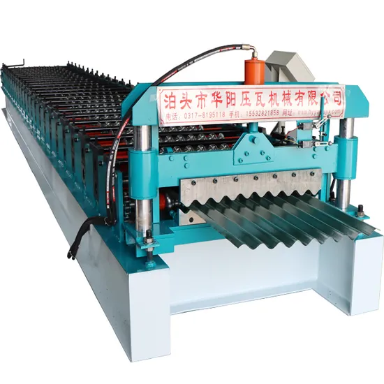 Building Material Colour Steel Roofing Tile Roll Forming Machine Metal Corrugated Sheet Roof Roll Forming Machine