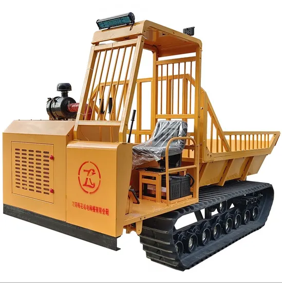 Transport Vehicle Hydraulic Dump Carriers with Rubber Crawler for Sale 5 Ton
