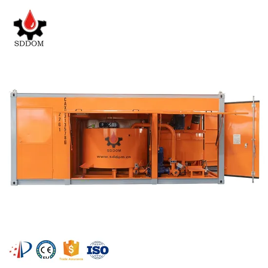 Singapore Engineering Industrial Efficient Grout Mixing Plants for Building and Bridge Repair