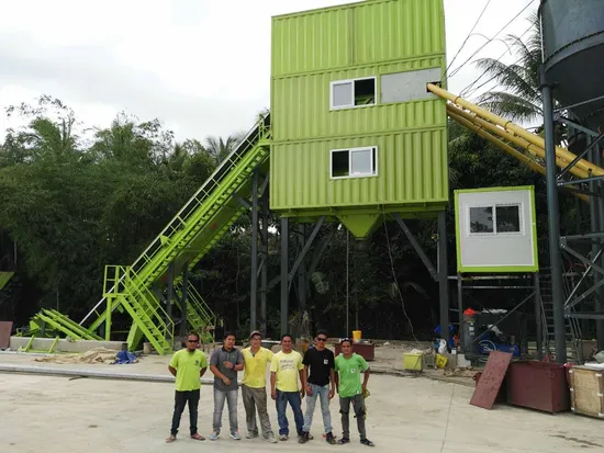 60 90 120 Concrete Mixing Batching Plant Concrete Mixing Stationery Concrete Engineering Plant