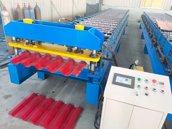 Tr4 Tr5 Steel Glavanized Double Layer Roof Ibr Deck and Step Tile Cold Roll Forming Roofing Sheet Building Material Making Machine Machinery Price