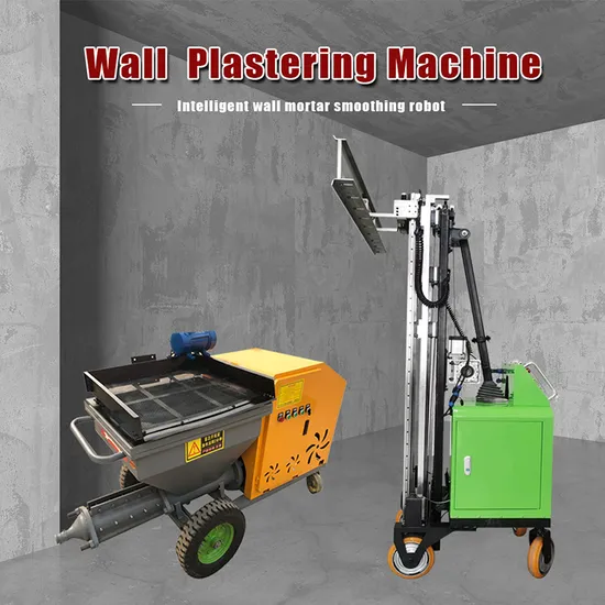 Construction Equipment Electric Automatic Portable Concrete Cement Mortar Wall Sand Spraying Plaster Pump Rendering Plastering Machine
