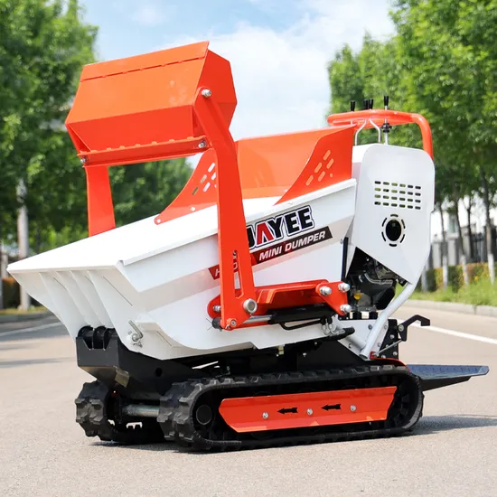 Huayee Factory All Terrain Mini Dumper Dump Truck Crawler Small Rubber ...