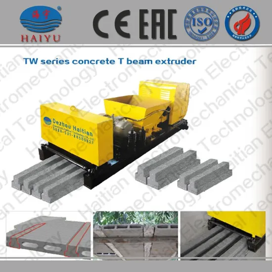 Prestressed Concrete T Beam/ Concrete Lintel. Post Machine 