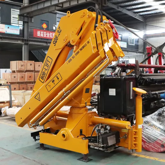 Hot Sale Folding Arm Manipulator Truck Mounted Crane Lorry Loading Crane 