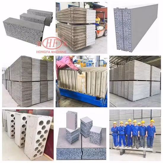 Precast Wall Panel System Hollow Core Slab Fabrication Machine EPS 3D