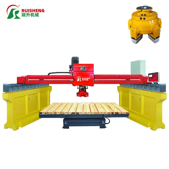 Automatic Single Head Polishing Stone Slab Machine Bridge Type Polishing Machinery 