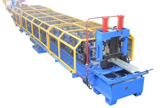 Metal Steel Framing Profile Structure Building Material Automatic Changed CZ Purlin Hole Punch Cold Roll Forming Making Machine 
