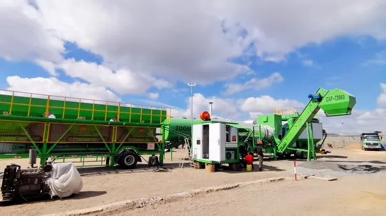 120t/H Hot Engineering Machine Asphalt Mixing Plant / Asphalt Plant for Road Construction 