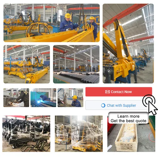 Best 4 Ton Knuckle Folding Arm Manipulator Eac Certificate Truck Mounted Lorry Loading Crane Fold Crane Arm for Sale 