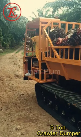 Mini Dumper Crawler Carrier Diesel Hydraulic 