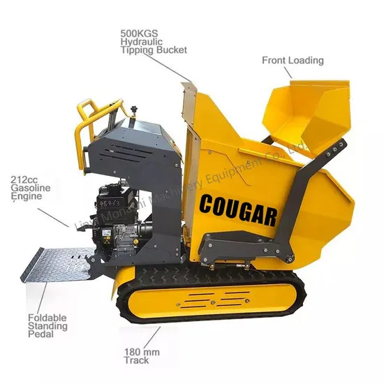 Cheap Chinese Mini Dumper Crawler/Crawler Transporter/Track Carrier 