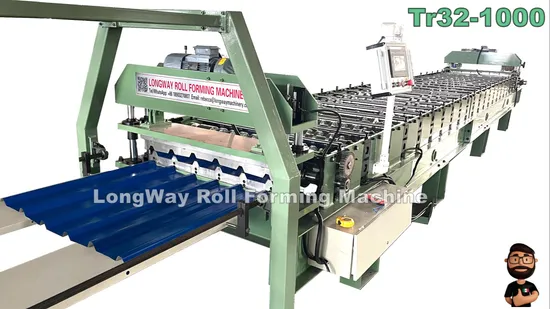 T32 Trapezoidal/Galvanized/Steel/Metal/Sheet Panel Wall/Roof Cold Roll Making/Forming Machine for Roofing Profile 