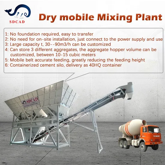 Low Cost Concrete Dry Batching Plant for Budget Friendly Construction and Engineering Projects 