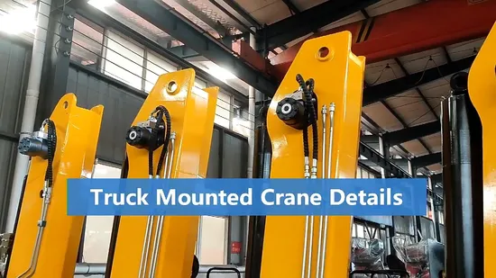 Dongfeng 8 Tons Loading Capacity Lorry Truck Mounted Crane 