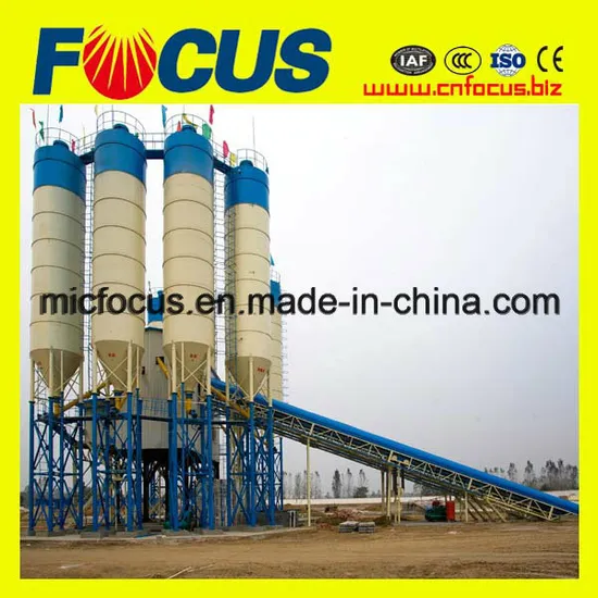 120m3/H Stationary Concrete Batching Plant Hzs120 for Big Engineering Project 