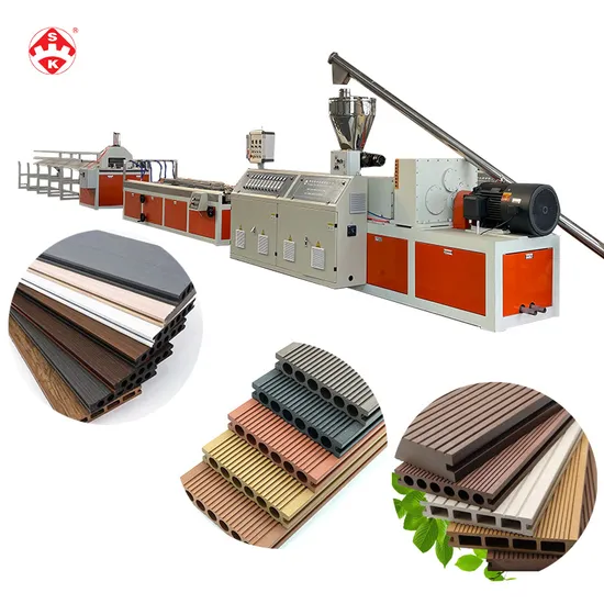 PE WPC Production Line Wood Plastic Composite Profile Decking Deck Board Flooring Fence Post Rail Clading Wall Panel Machine Line 