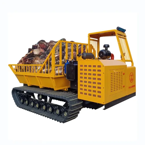 Good Quality Diesel Engine Oil Palm Transporter Hydraulic Dumper Crawler Carrier 