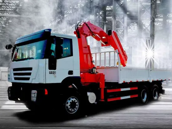 HOWO FAW 6*4 Knuckle Boom Folding Arm Truck Lorry Loading Crane 