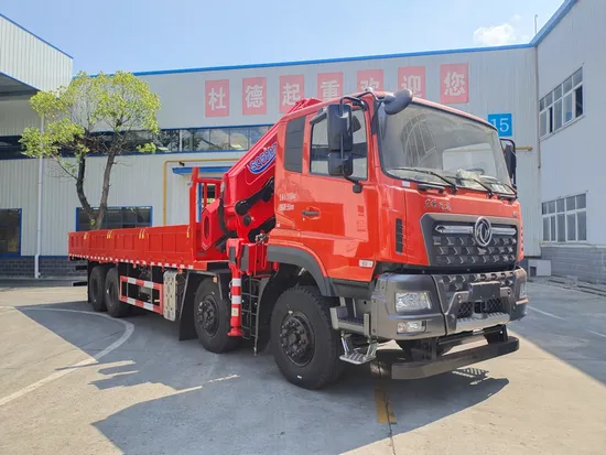 HBQZ Self Loading With 29 Ton Manipulator Radio Control Lorry Truck Mounted Crane 